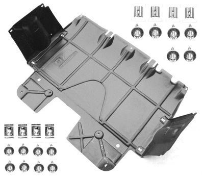 Захист нижня двигуна fiat grande punto alfa romeo mito фото №1