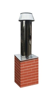PRZEDŁUŻENIE KOMINA STOŻEK DYFUZOR FI150mm 0,50m O