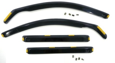 SIDE-WINDOW DEFLECTORS FRONT REAR HONDA CR-V IV 2012- - milautoparts-fr.ukrlive.com