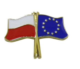 Przypinka pin wpinka znaczek flaga POLSKA-UNIA