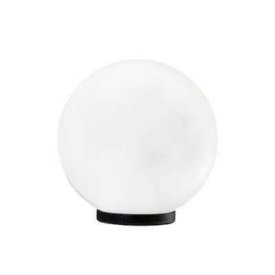 LAMPY OGRODOWE Białe KULE Dekoracyjne 20cm Połysk