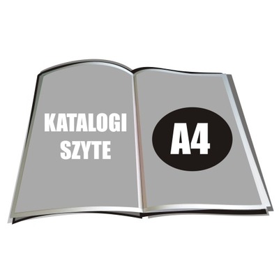KATALOGI BROSZURY FOLDERY A4 8 STR - 10 szt /200g