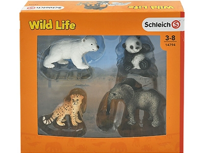 Schleich Wild 14794 młode zwierzęta z puszczy