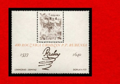2354 blok 100 (56) zn cz** 1977 400lat Rubensa