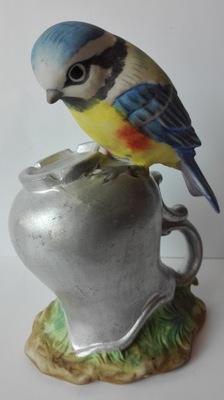 ptak figurka porcelana vintage