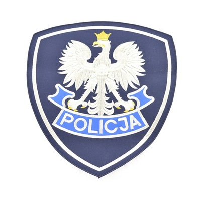 EMBLEMAT OKOLICZNOŚCIOWY POLICJI 42 CM X 36 CM