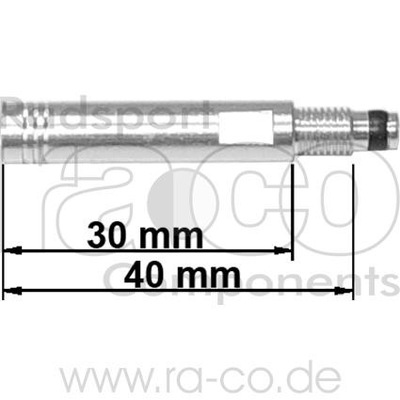 Przedłużka do wentyla presta 40mm TUFO