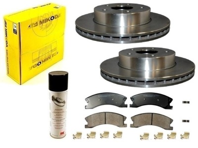 DISCS PADS JEEP GRAND CHEROKEE WJ WG 1999-2005 FRONT SYSTEM AKEBONO - milautoparts-fr.ukrlive.com