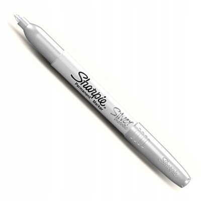 SHARPIE marker pisak FINE Silver Metallic srebrny