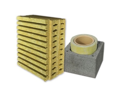 WEŁNA KOMINOWA 45mm otulina FI 160 Komin Ceramiczn