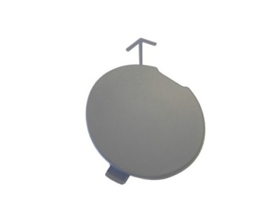 Заглушка решітка фаркоп бампер перед do mazda 3 bk фото №1