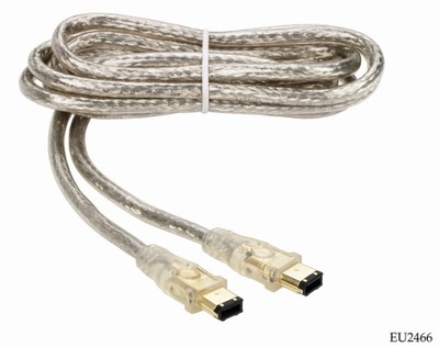 Kabel 6/6 FireWire IEEE1394 THOMSON złoty styki 2m
