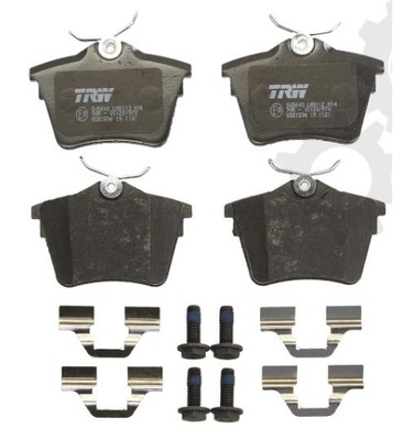 TRW PADS REAR PEUGEOT 407 607 C5 NIEPOLOMICE - milautoparts-fr.ukrlive.com