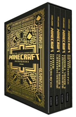 Minecraft Zestaw kolekcjonerski - 4 Poradniki. Etui