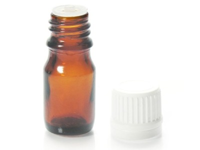 BUTELKA SZKLANA 5 ml ZAKRĘTKA KROPLOMIERZ 100 szt