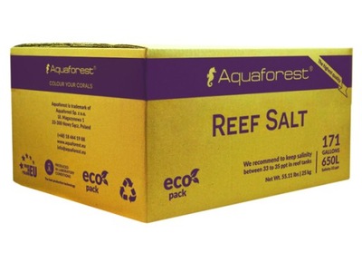 Aquaforest Reef Salt 25kg - SÓL MORSKA