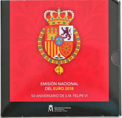 Hiszpania - Zestaw monet KMS 2018