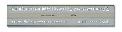 Koh-I-Noor szablon cyfrowo-literowy 748006 5,0 mm
