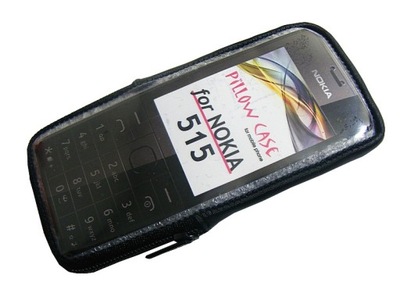Etui PILLOW CASE do Nokia 515 czarny Pokrowiec Obudowa Futerał