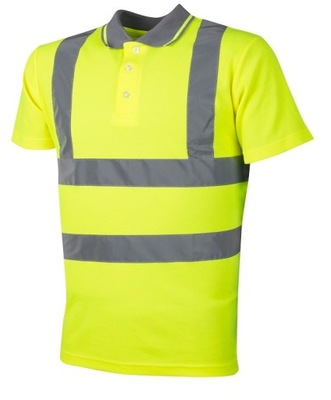 Ardon REF201 Koszulka Polo Ostrzegawcza Żółta XXL