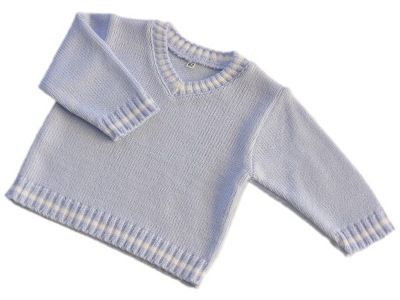 Sweterek do chrztu dla chłopca ubranko rozmiar 62