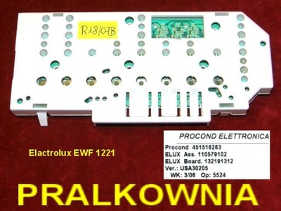 ELECTROLUX EWF 1221 - Płytka sterująca