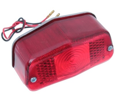 LAMPA TYLNA TYŁ CHROM METAL CHOPPER DRAG CRUISER 2