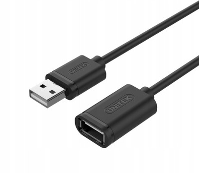 Unitek Y-C447GBK przedłużacz USB2.0 0,5m