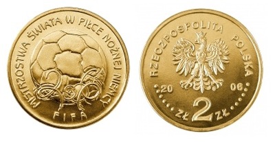 2 zł(2006)- Mistrzostwa Świata w Piłce Niemcy 2006