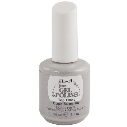 IBD Just Gel Polish Top Coat nabłyszczający top do lakieru hybrydowego 14ml