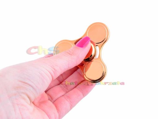 CHS HAND SPINNER METAL FIDGET TRIPLE GYRO PL