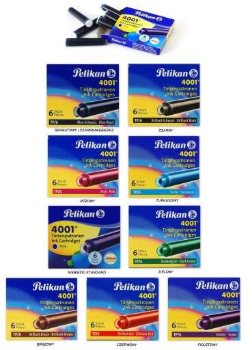 СТАНДАРТНЫЕ КАРТРИДЖИ PELIKAN PEN, РОЗОВЫЕ