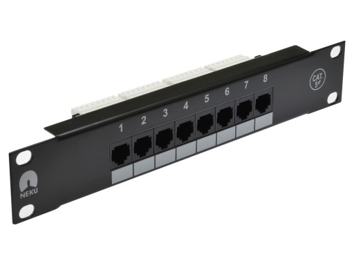 NEKU Патч-панель патч-панель RACK 10'' 5e 8p UTP