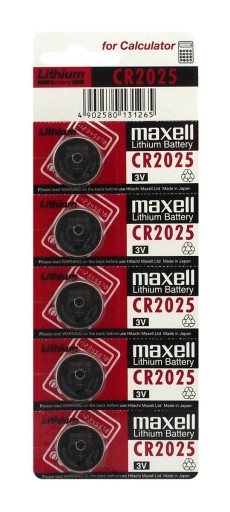 1x МОЩНАЯ ЛИТИЕВАЯ БАТАРЕЯ MAXELL CR 2025 3 В с длительным сроком годности