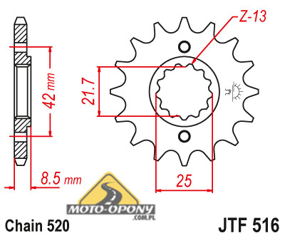 Suzuki GS 500 F 04-10 Комплект привода DiD X-Ring