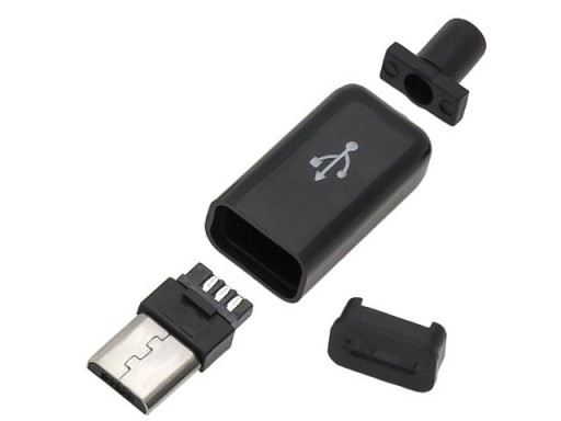 Разъем MICRO USB типа B Микроразъем. монтаж кабеля