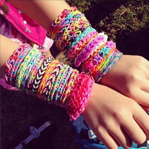 РЕЗИНКИ для БРАСЛЕТОВ Loom Bands 1278 шт + СЕРТИФИКАТЫ.