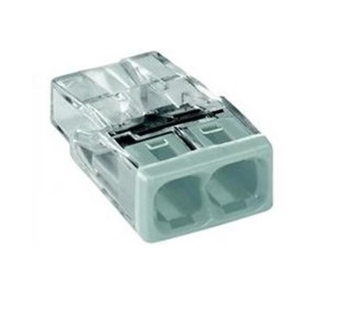 SZYBKOZŁĄCZKA WAGO ZŁĄCZKA PODWÓJNA do puszek 2x0,5-2,5mm² 100 sztuk