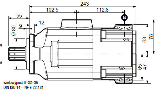 ПРЯМОПОРШНЕВОЙ НАСОС PAC65 0511490 HYDRO LEDUC