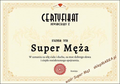 Mąż na medal Pantofle - super prezent dla Niego 49