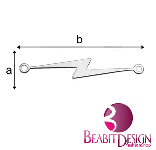 BP-61 Celebrytka Piorun 34x5mm SREBRO pr. 925
