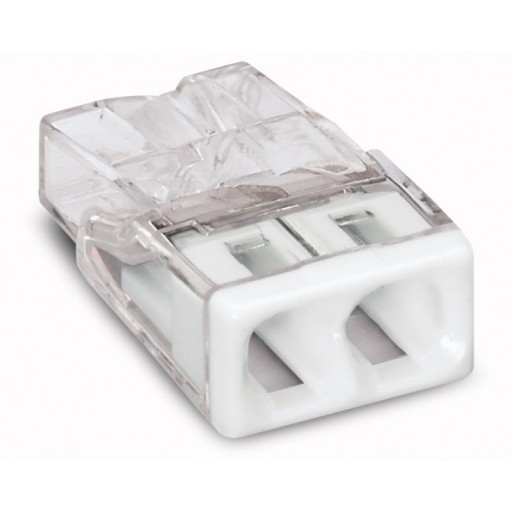 WAGO QUICK CONNECTOR ДВОЙНОЙ РАЗЪЕМ для коробок 2x0,5-2,5 мм² 50 шт.