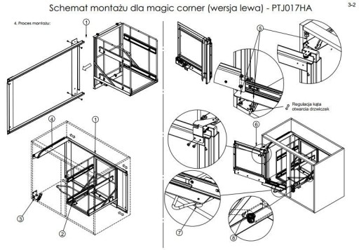 ГРУЗОВОЙ УГОЛ MAGIC PTJ017HA ЛЕВЫЙ