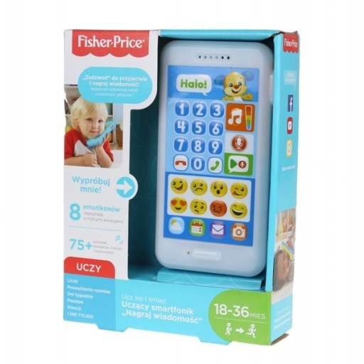 Первый детский смартфон с сенсорным экраном Fisher Price