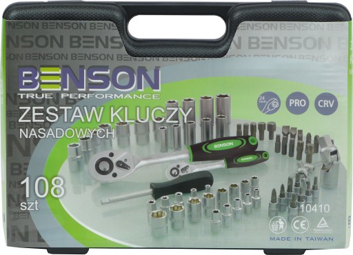 НАБОР ТОРЦЕВЫХ КЛЮЧЕЙ BENSON TORX 108 EL.