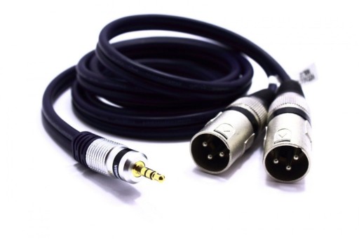 КАБЕЛЬ 2X XLR JACK 3,5 AUX 3 м MK32 VITALCO