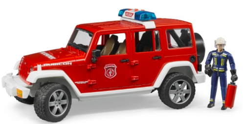 BRUDER Jeep Wrangler Пожарная команда с модулем