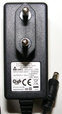 ИМПУЛЬНЫЙ БЛОК ПИТАНИЯ UMEC 12В 1,25А 15Вт LED