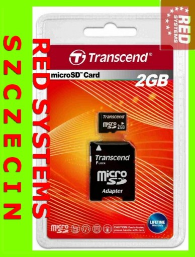 Карта Micro SecureDigital SD microSD 2 ГБ + адаптер