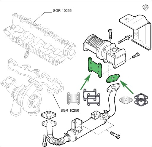 Заглушки EGR 1.9 CDTi OPEL Astra H Signum